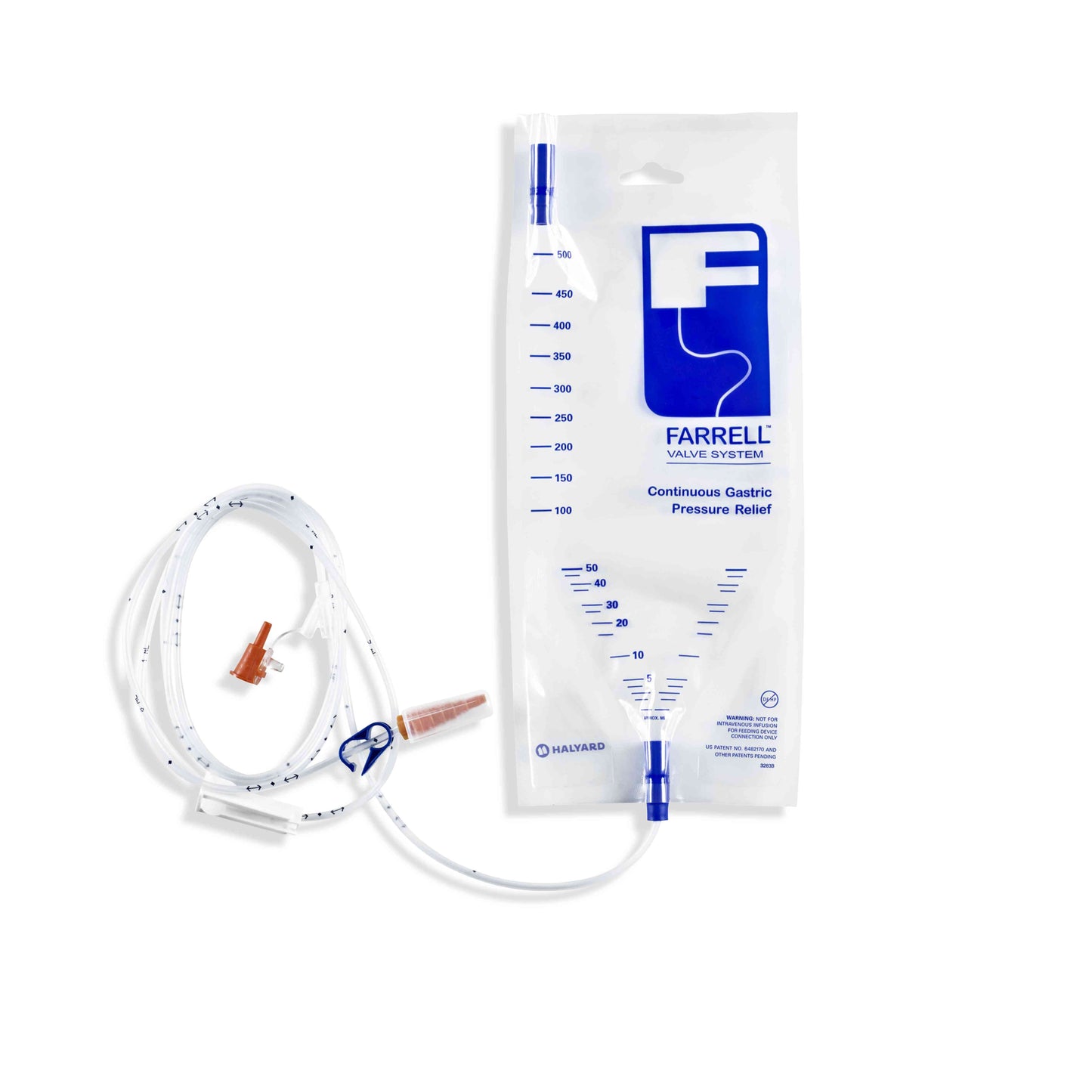 FARRELL Valve Enteral Gastric Pressure Relief System, 30/cs (US Only) (Authorized Distributor Sub-Agreement Required  - See Manufacturer Details Page)