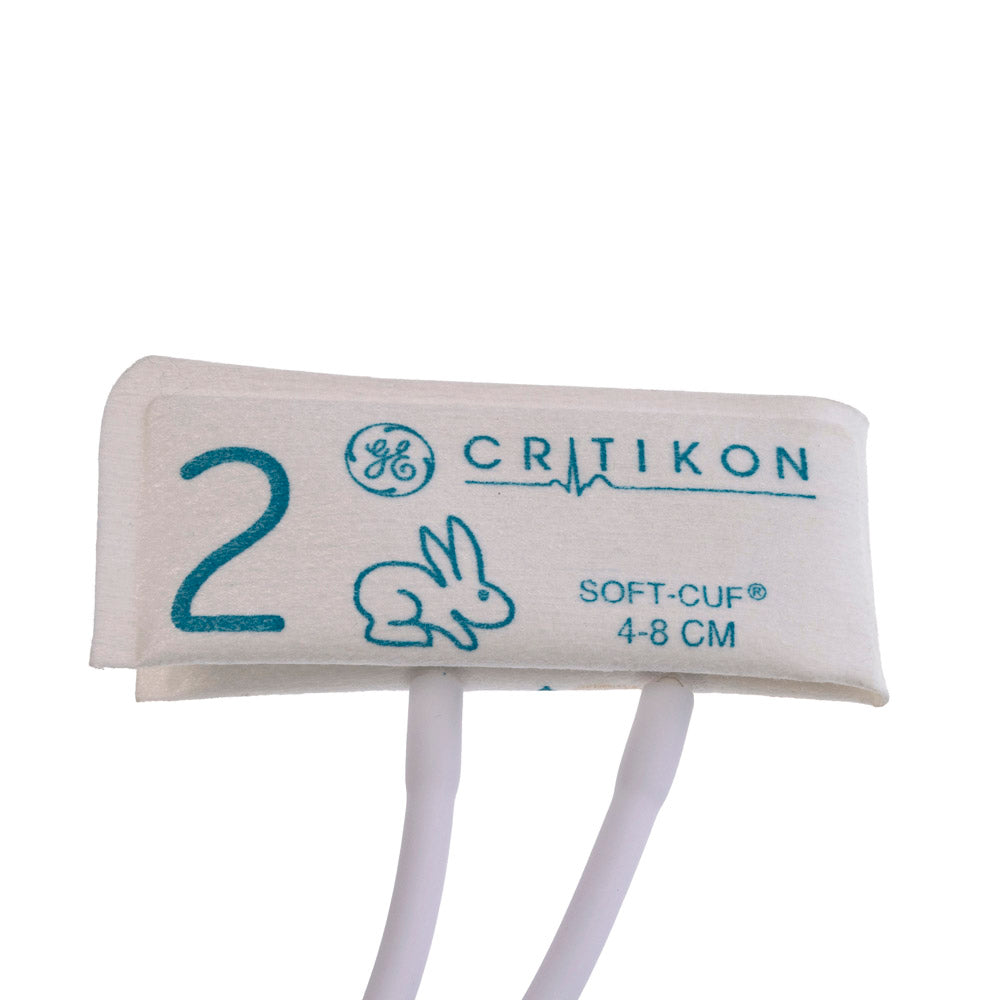 Cuff, Size 2, 2-Tube Neo-Snap Connector, Light Blue, 20/pk (Continental US Only)