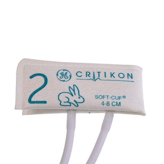 Cuff, Size 2, 2-Tube Neo-Snap Connector, Light Blue, 20/pk (Continental US Only)