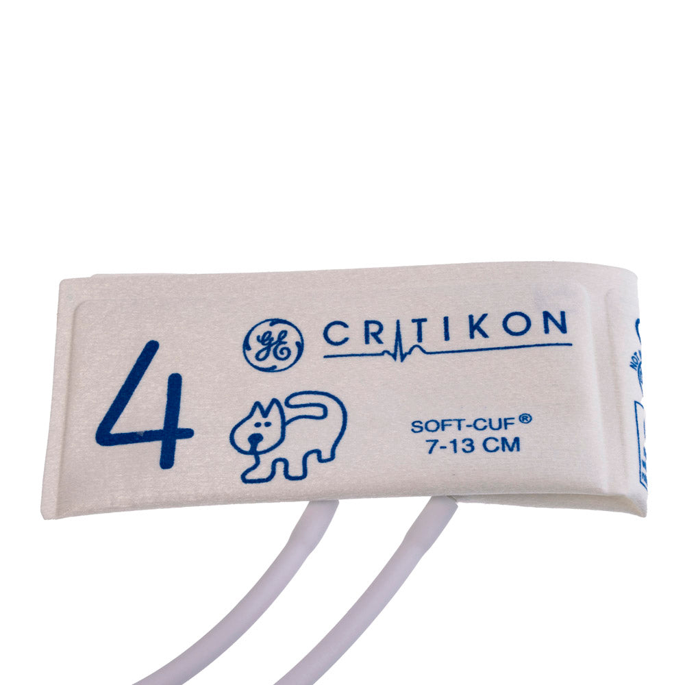 Cuff, Size 4, 2-Tube Neo-Snap Connector, Navy, 20/pk (Continental US Only)