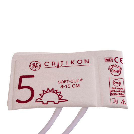 Cuff, Size 5, 2-Tube Neo-Snap Connector, Rose, 20/pk (Continental US Only)