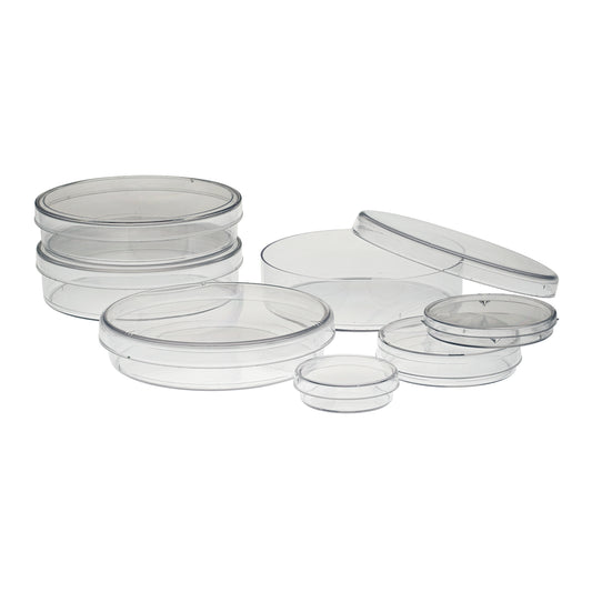 Petri Dish, 10 x 35mm, 20/slv, 25 slv/cs