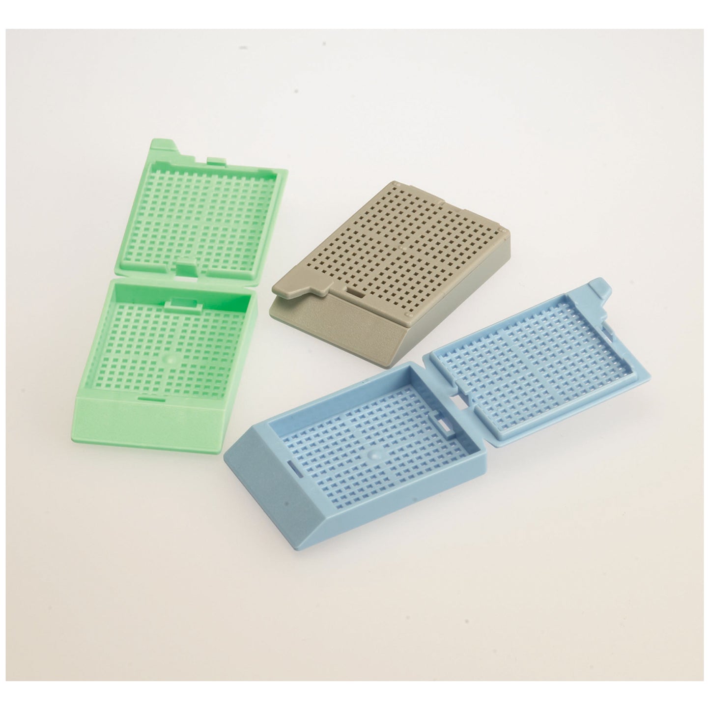 Embedding Cassette & Lid, Green, 500/bx, 3 bx/cs