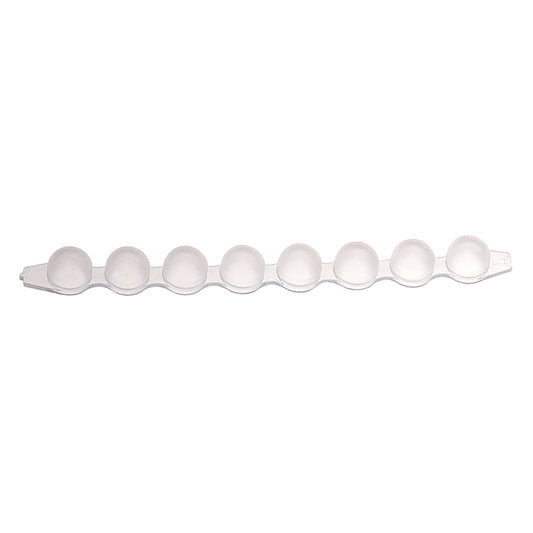Strips of 8 Plug Caps, Sterile, 120/bg, 5 bg/cs