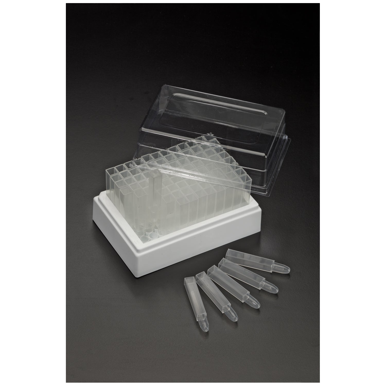 96-Well Storage Rack & Tubes, Sterile, 10/cs