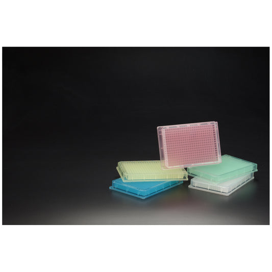 384-Deep Well Plate, Round Bottom, 400ul Capacity, Natural, 4/pk, 6 pk/cs