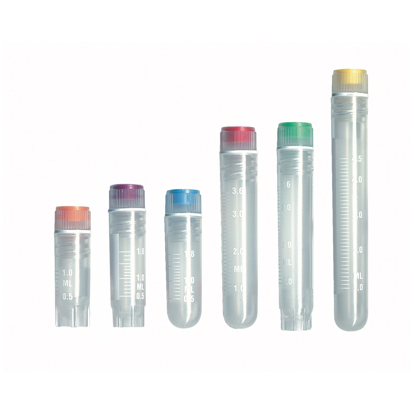 Vial, O-Ring, Internal Thread, 5mL Volume, Round Bottom, 100/bg, 10 bg/cs
