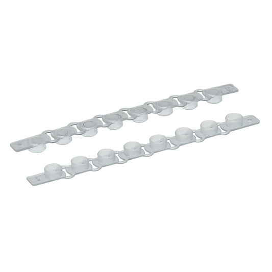 Flat Cap Strips, Yellow, 8/strip, 125 strip/cs