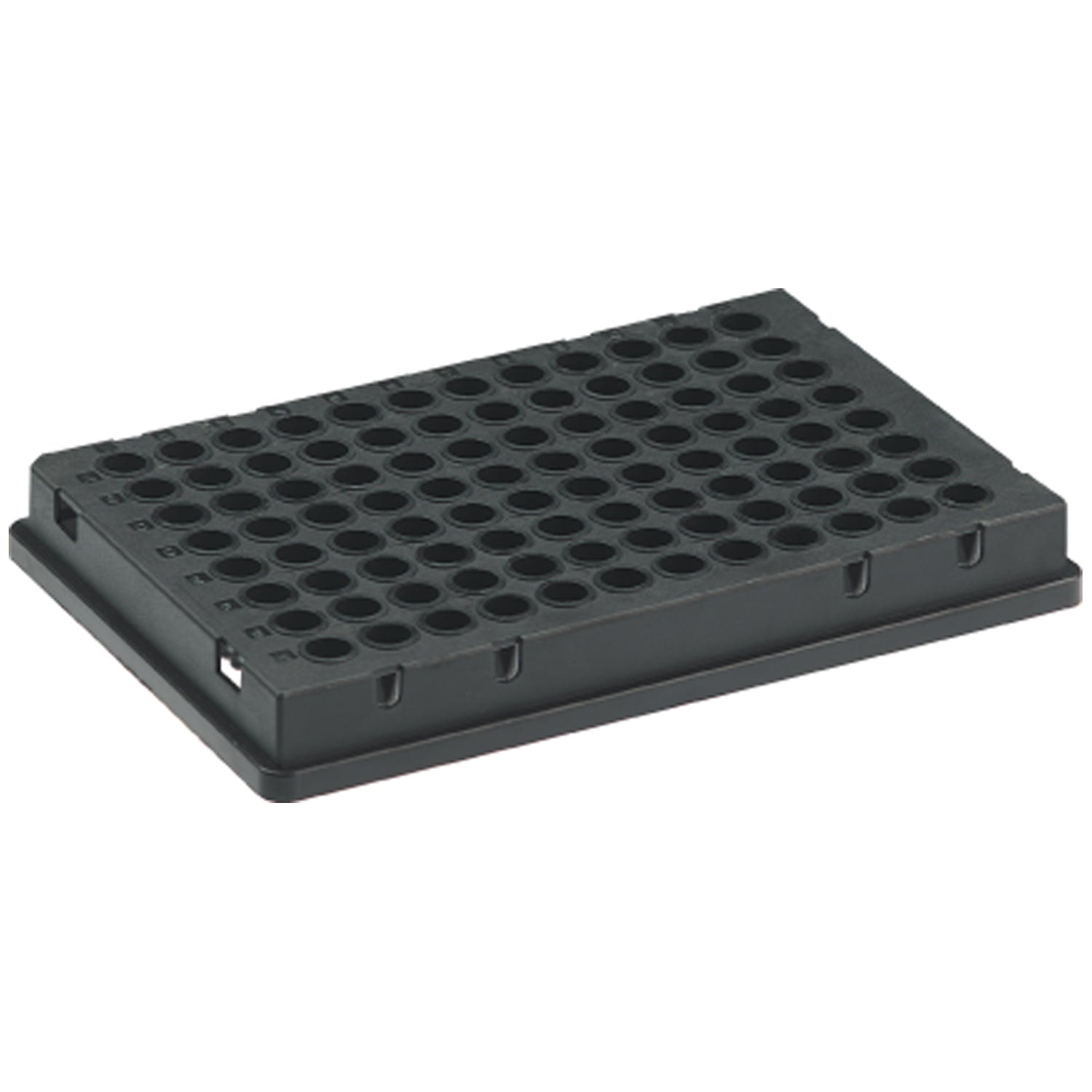 Opaque Skirted 96 Thin Walled PCR Plate, Black, 10/bg, 10 bg/cs