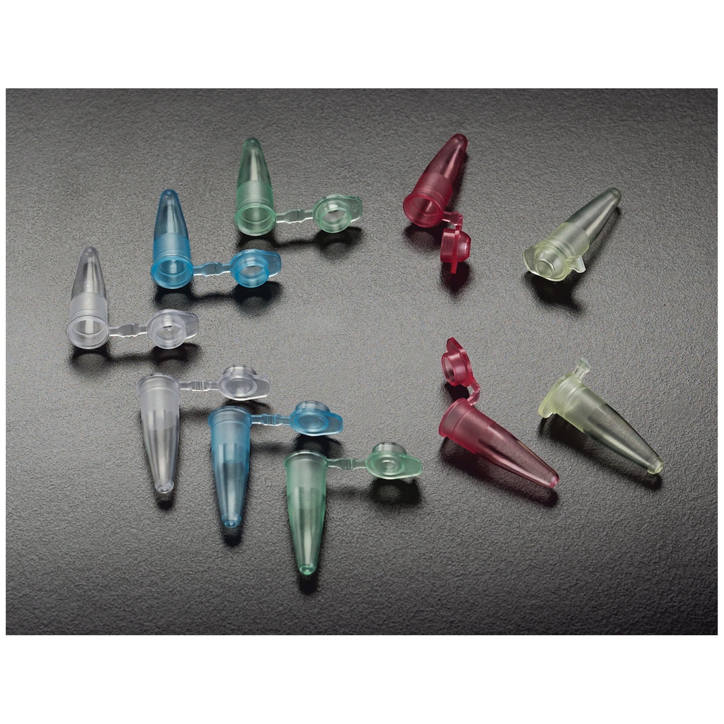 Reaction Tube, 200ul Red, Dome Top & No Contamination Shield, 1000/pk