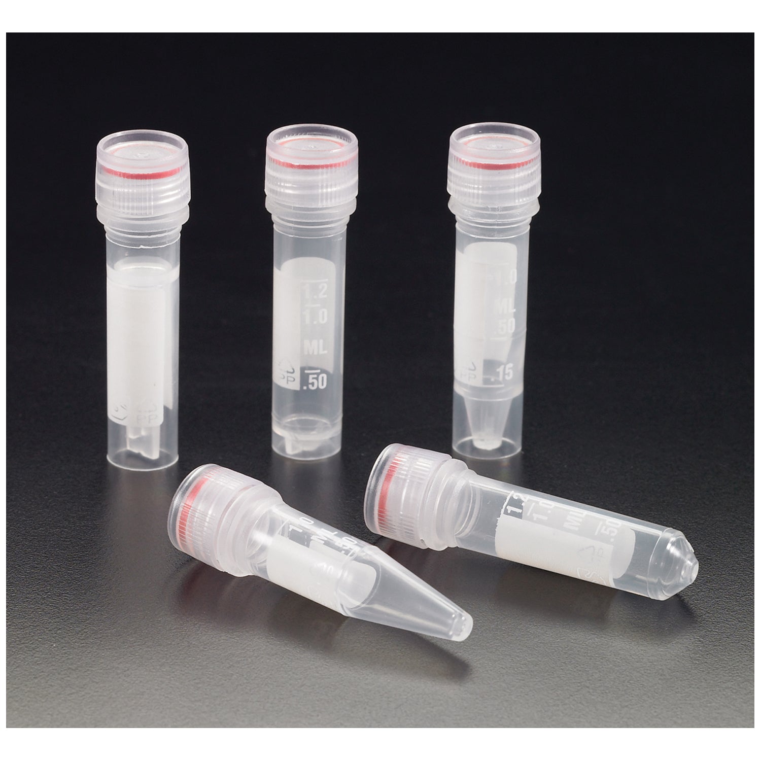 2.0mL Tube, Self-Standing, Sterile, Printed, 50/pk, 10 pk/cs (Item is on Manufacturer Backorder with no ETA on Availability)