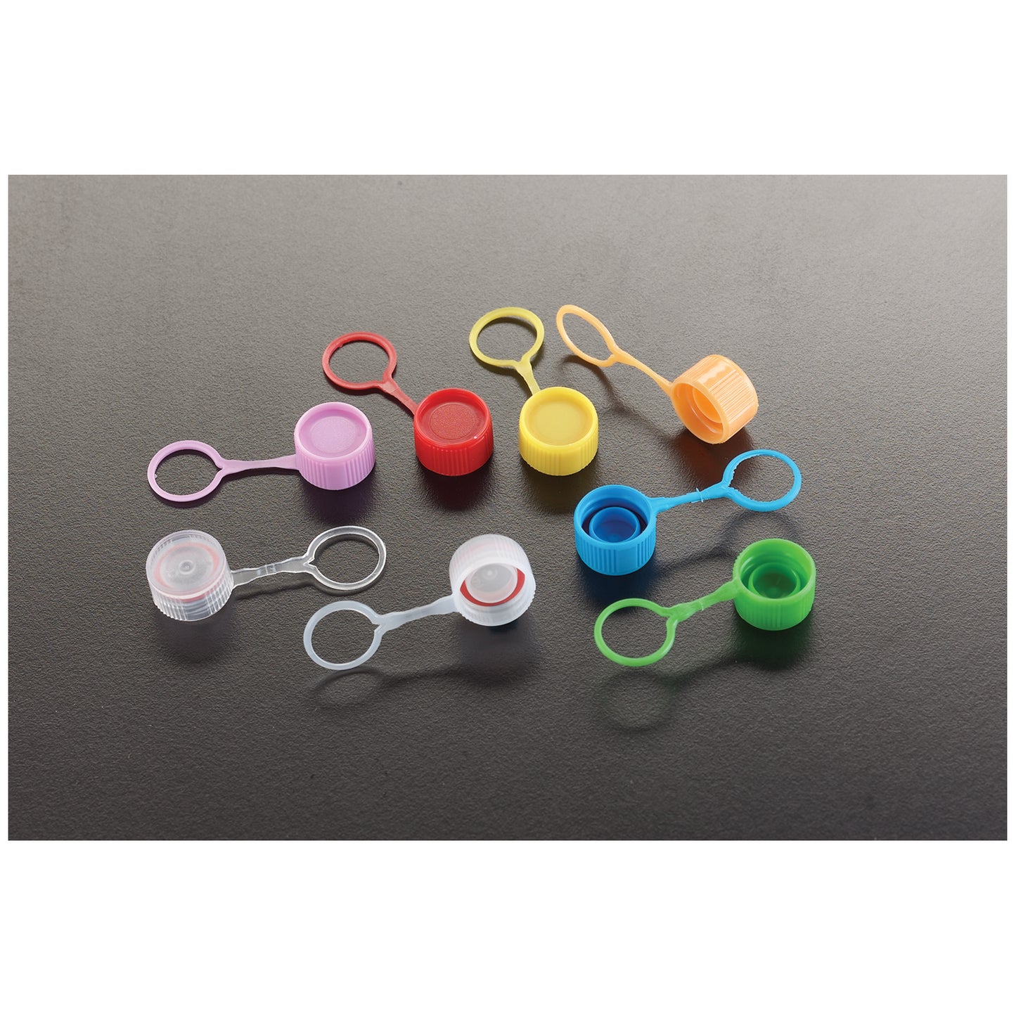 Caps, Lip Seal & Loop, Lilac, 1000/cs