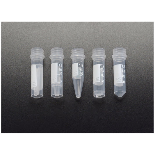 1.5mL Graduated Tube, Self-Standing, White Marking Area For Sample ID, 1000/cs (Limited Quantities Available when Ordering)