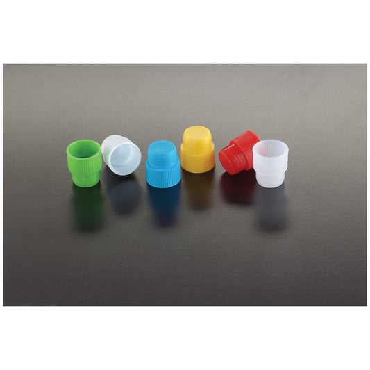 Tube Plug Cap, 17mm, Polyethylene, Natural, 1000/bg, 4 bg/cs