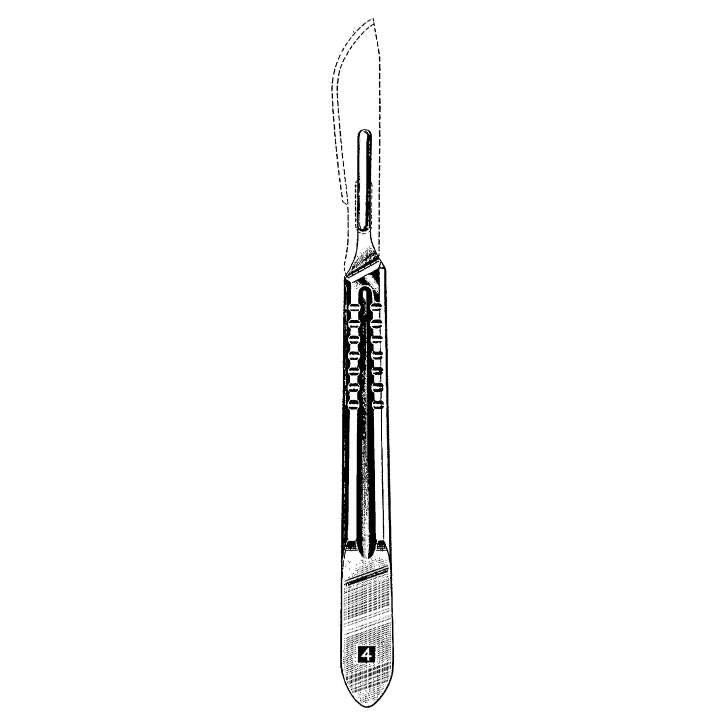 Scalpel Handle, #4 (DROP SHIP ONLY)