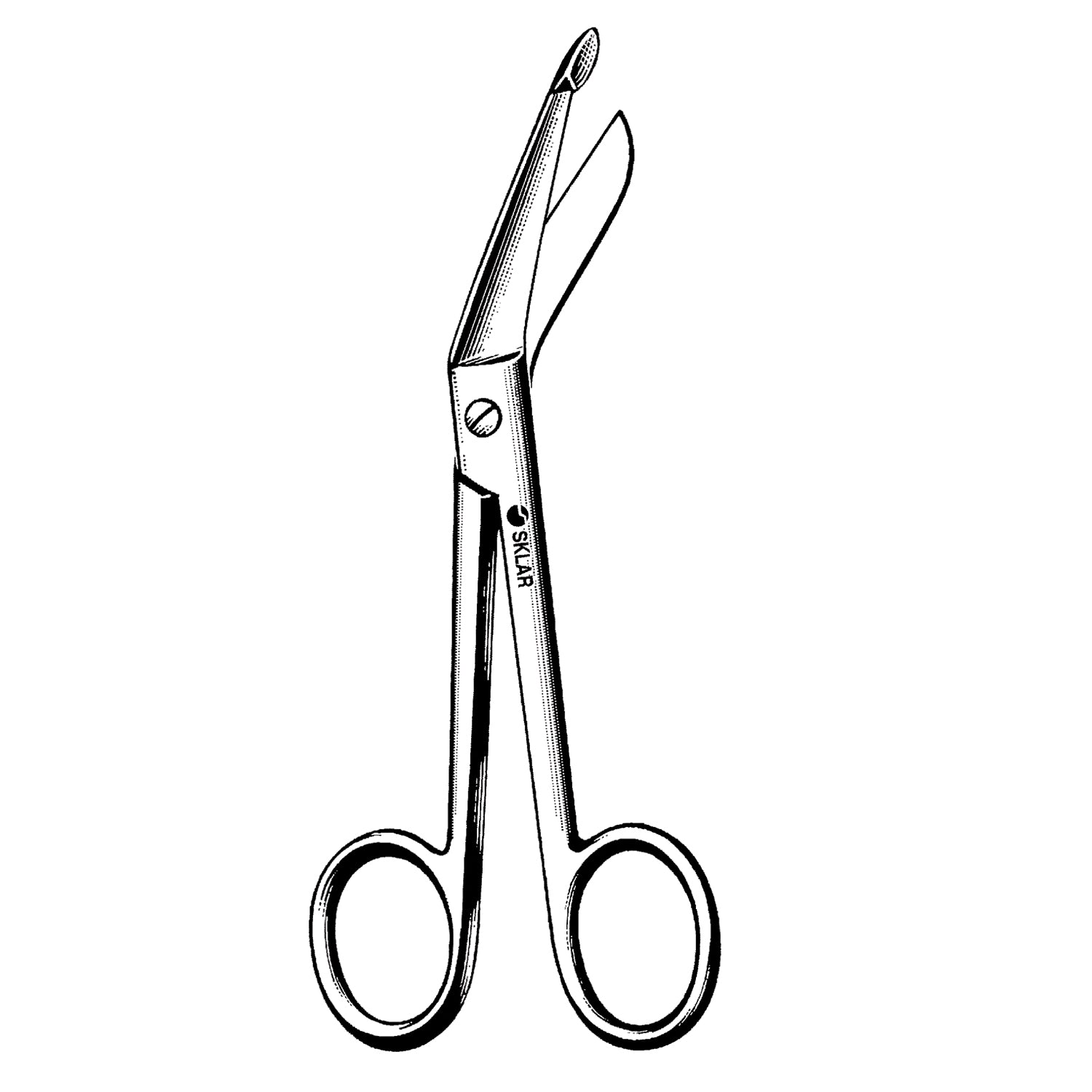Lister Bandage Scissors, Standard, Smooth, Blunt/Blunt, 4.5" (DROP SHIP ONLY)
