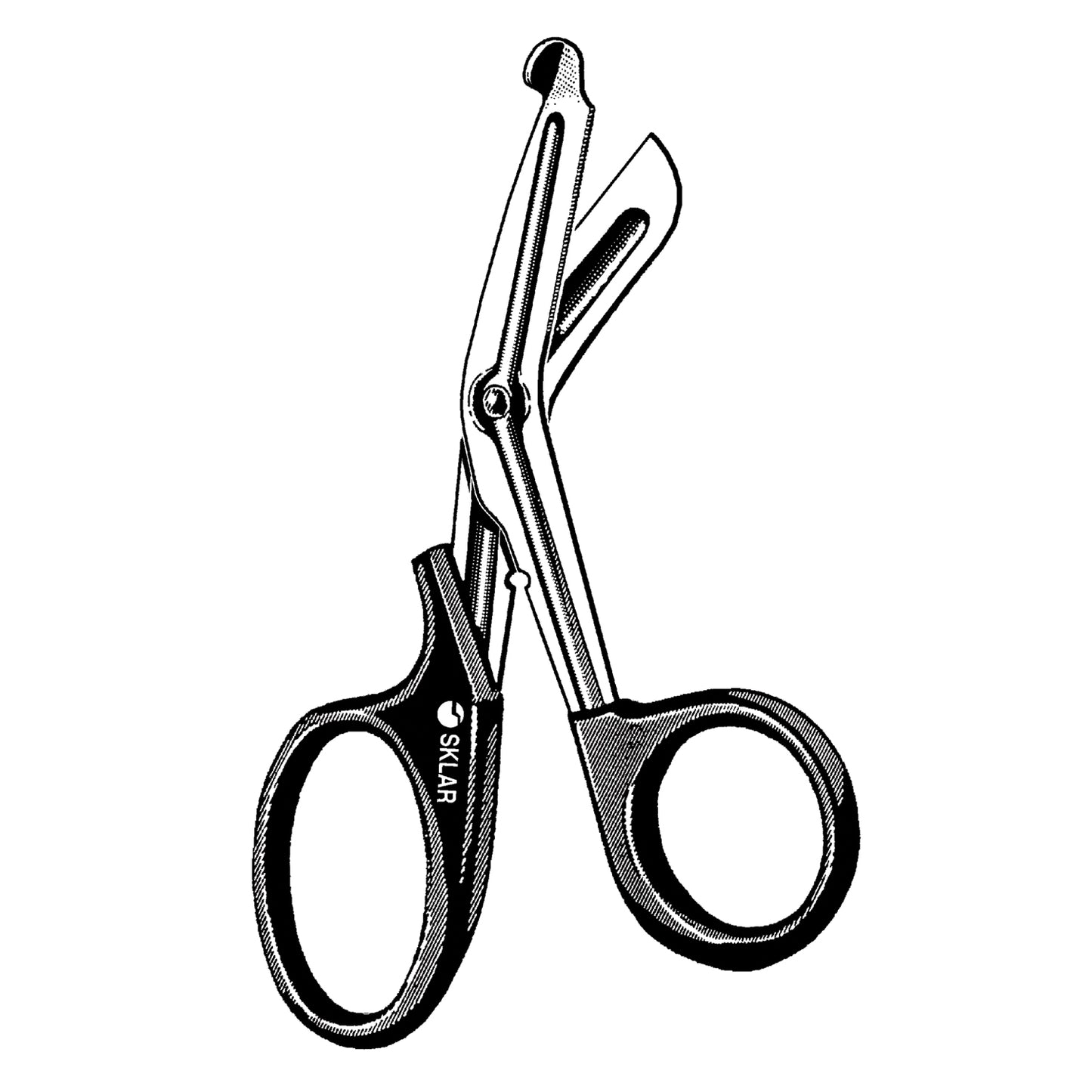 Multi-Cut Utility Scissors, Blue, Angled, Searrated, 6" Overall Length (DROP SHIP ONLY)