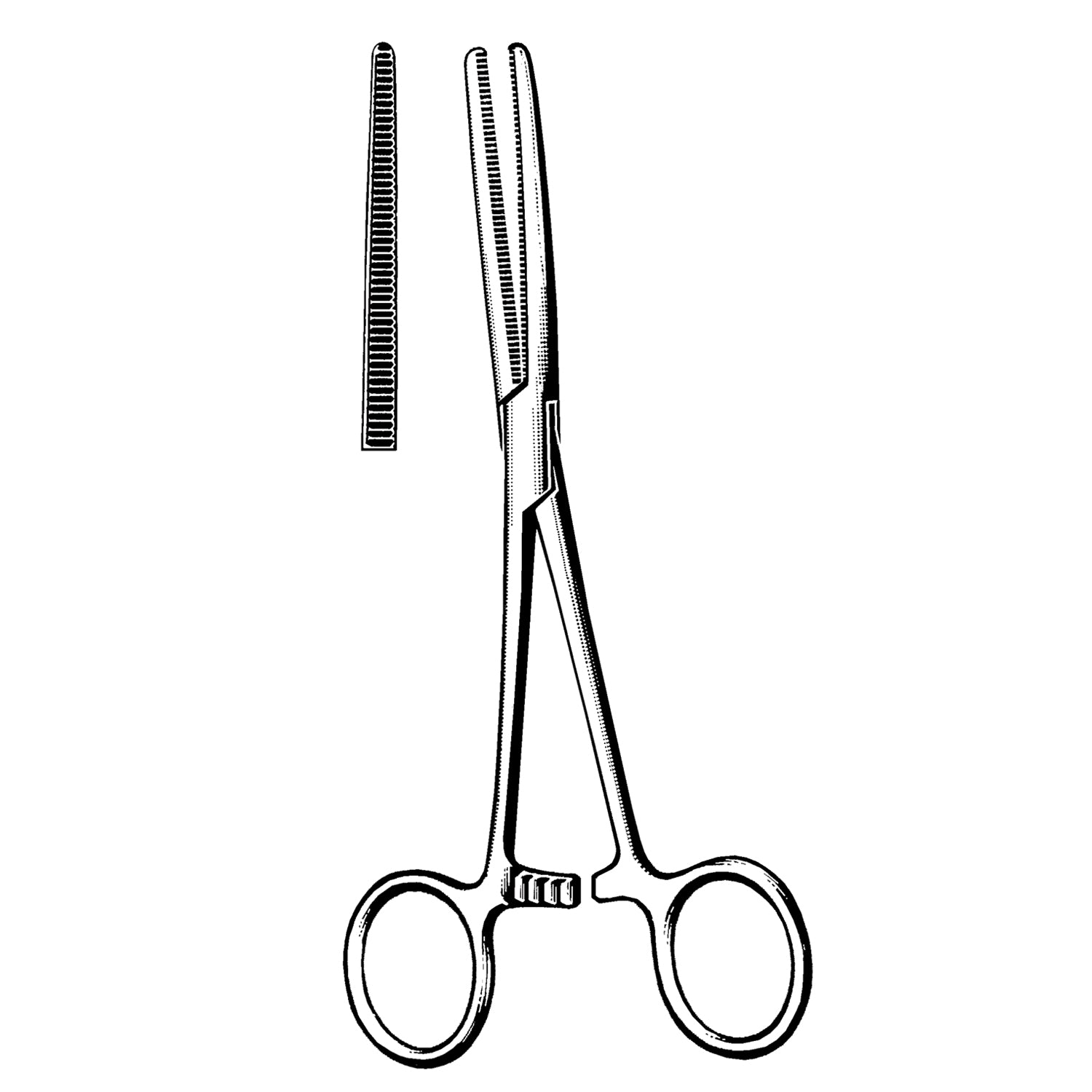 Rochester-Pean Forceps, Straight, 9" (DROP SHIP ONLY)