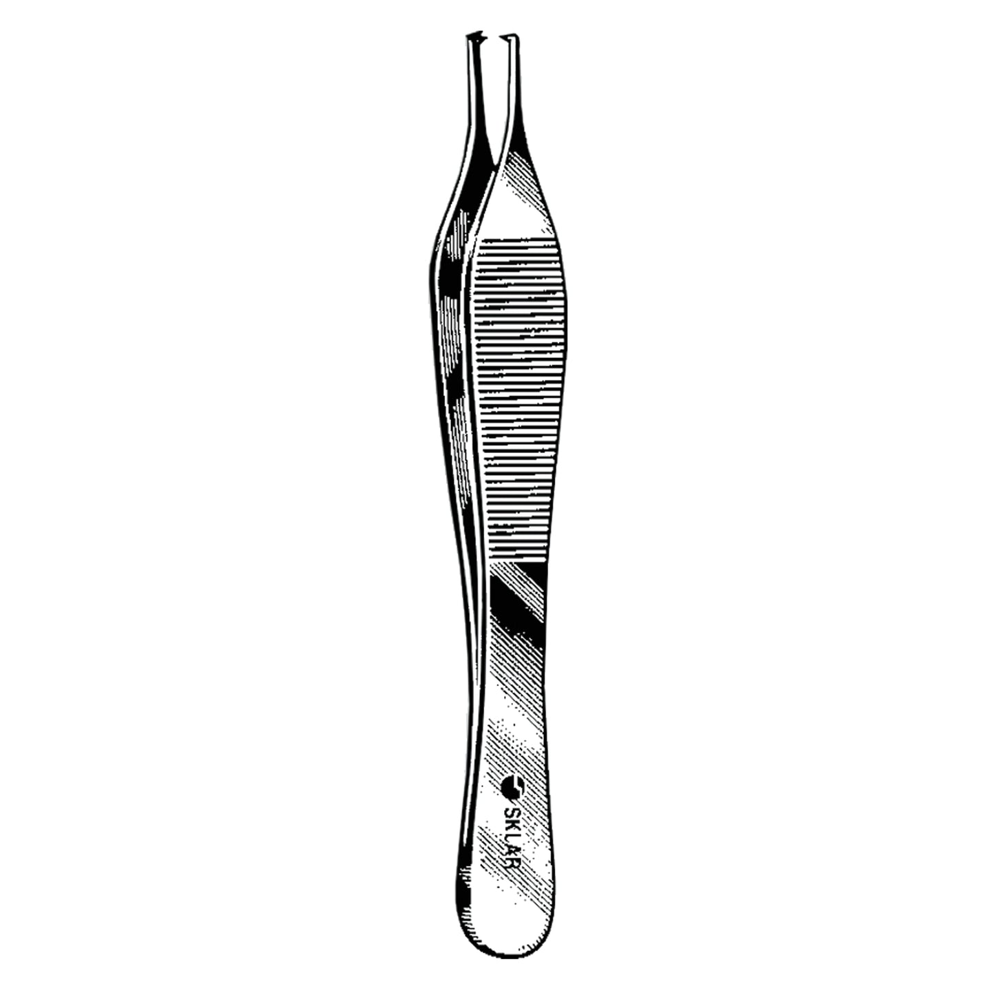 Adson Tissue Forceps, Delicate, 1X2 Teeth, 4.75" (DROP SHIP ONLY)