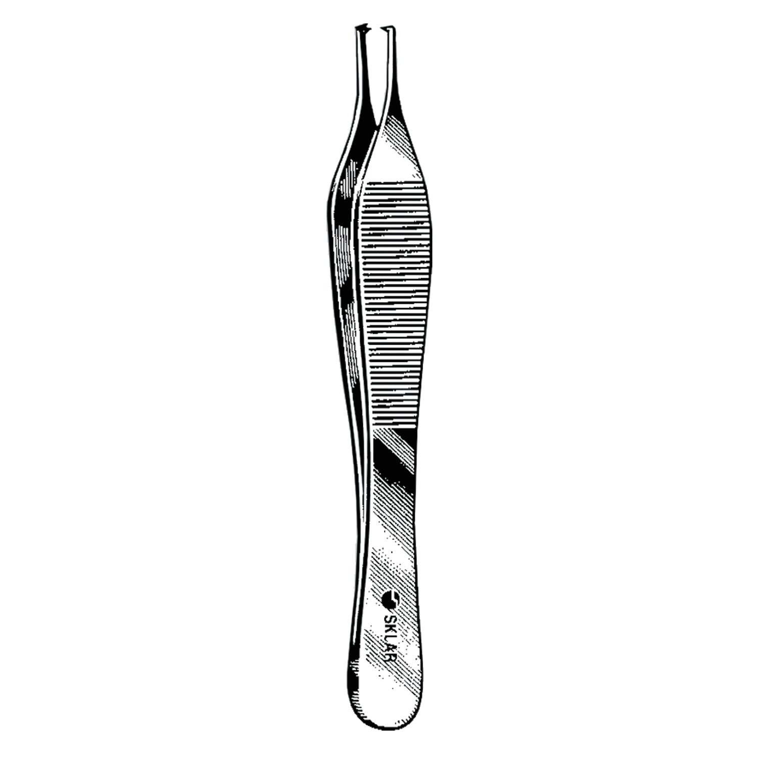 Adson Tissue Forceps, Delicate, 1X2 Teeth, 4.75" (DROP SHIP ONLY)