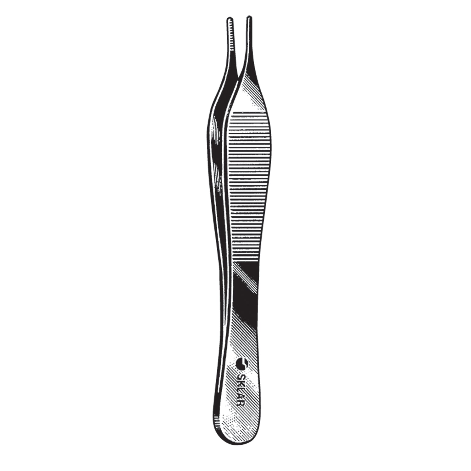 Adson Dressing Forceps, Delicate, Serrated, 4.75" (DROP SHIP ONLY)