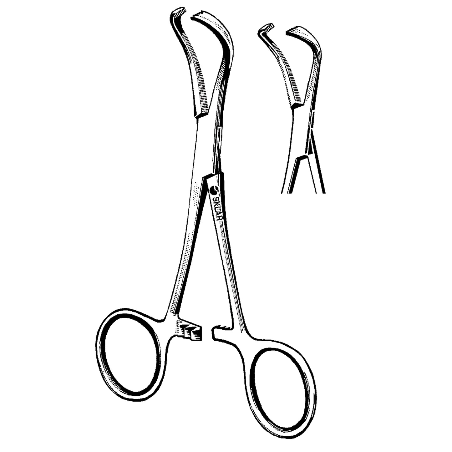 Lorna-Edna Towel Clamp, 4" (DROP SHIP ONLY)