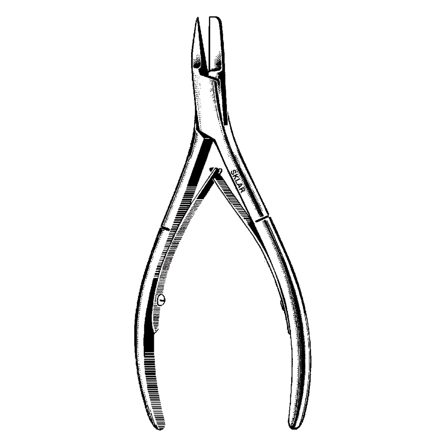 Ingrown Toe Nail Forceps, English Anvil Pattern, 5" Overall Length (DROP SHIP ONLY)