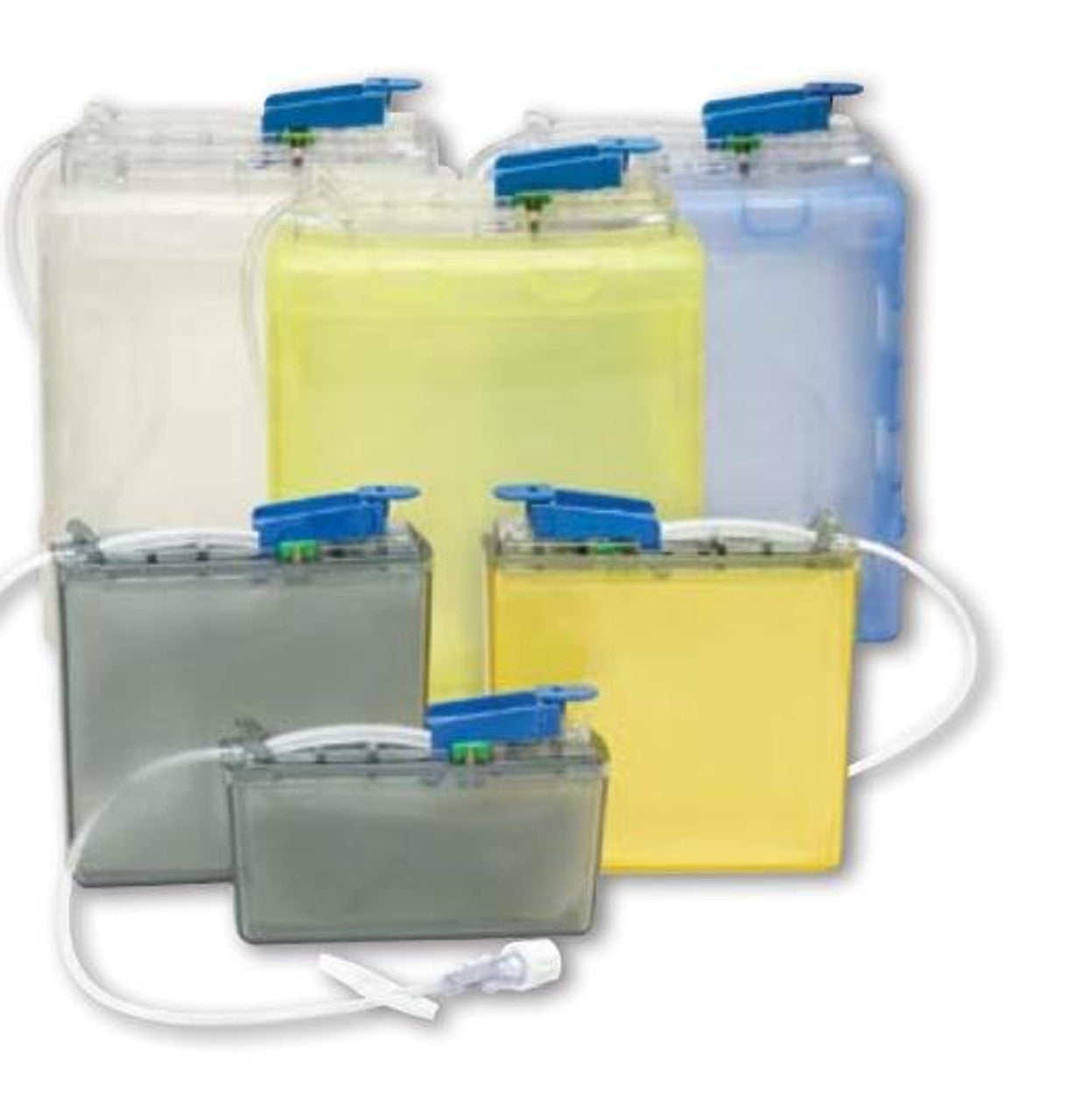 CADD Medication Cassette Reservoir, w/ Flow Stop Free-Flow Protection, Clamp, Female Luer, Uses for Rates Up to 125mL/hr,  100mL, Priming Volume 0.2mL, 8" Output Tubing Length, DEHP, Yellow, 12/bx (US Only)