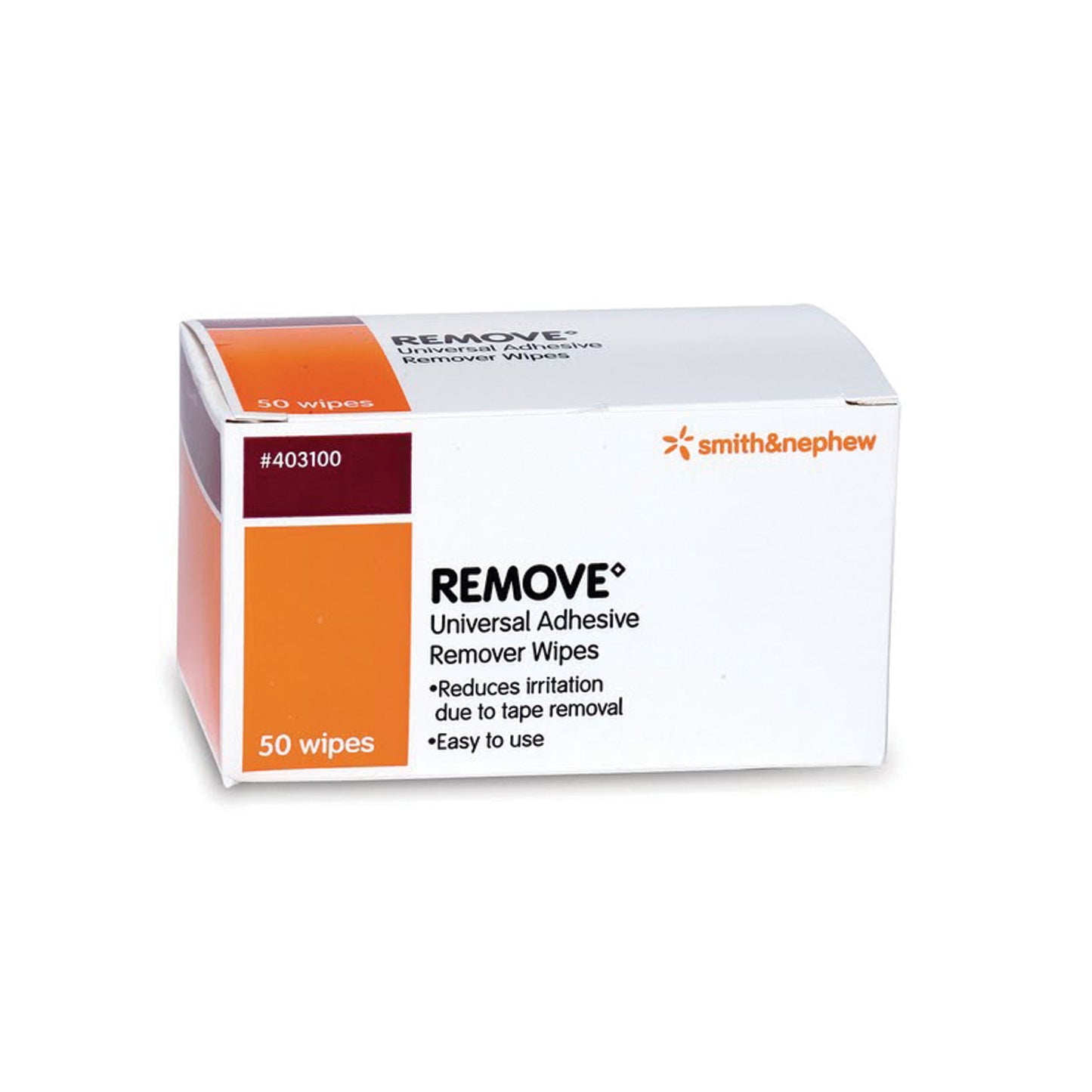 Adhesive Remover Wipes, 50/pkg, 20 pkg/cs