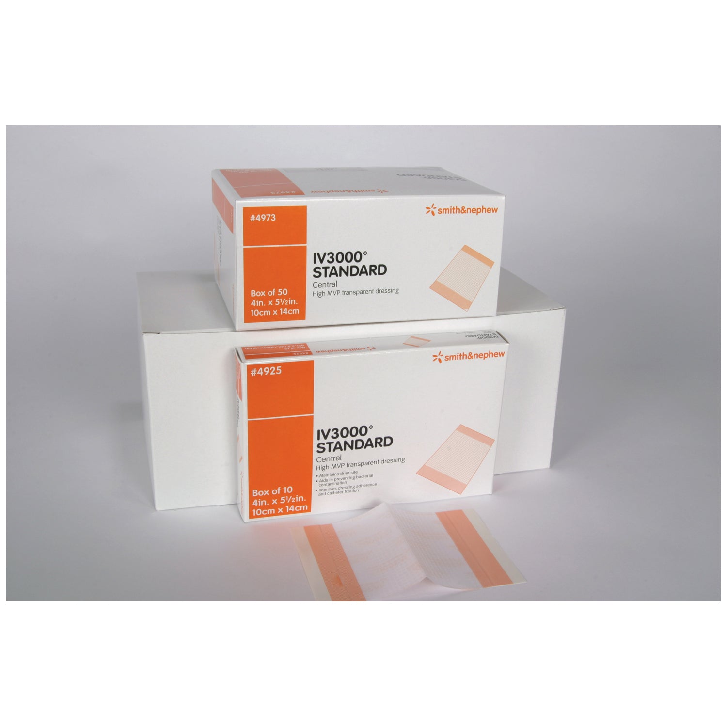 Central Film Dressing, 4" x 5" Tape Handles, 50/bx, 4 bx/cs (US Only)