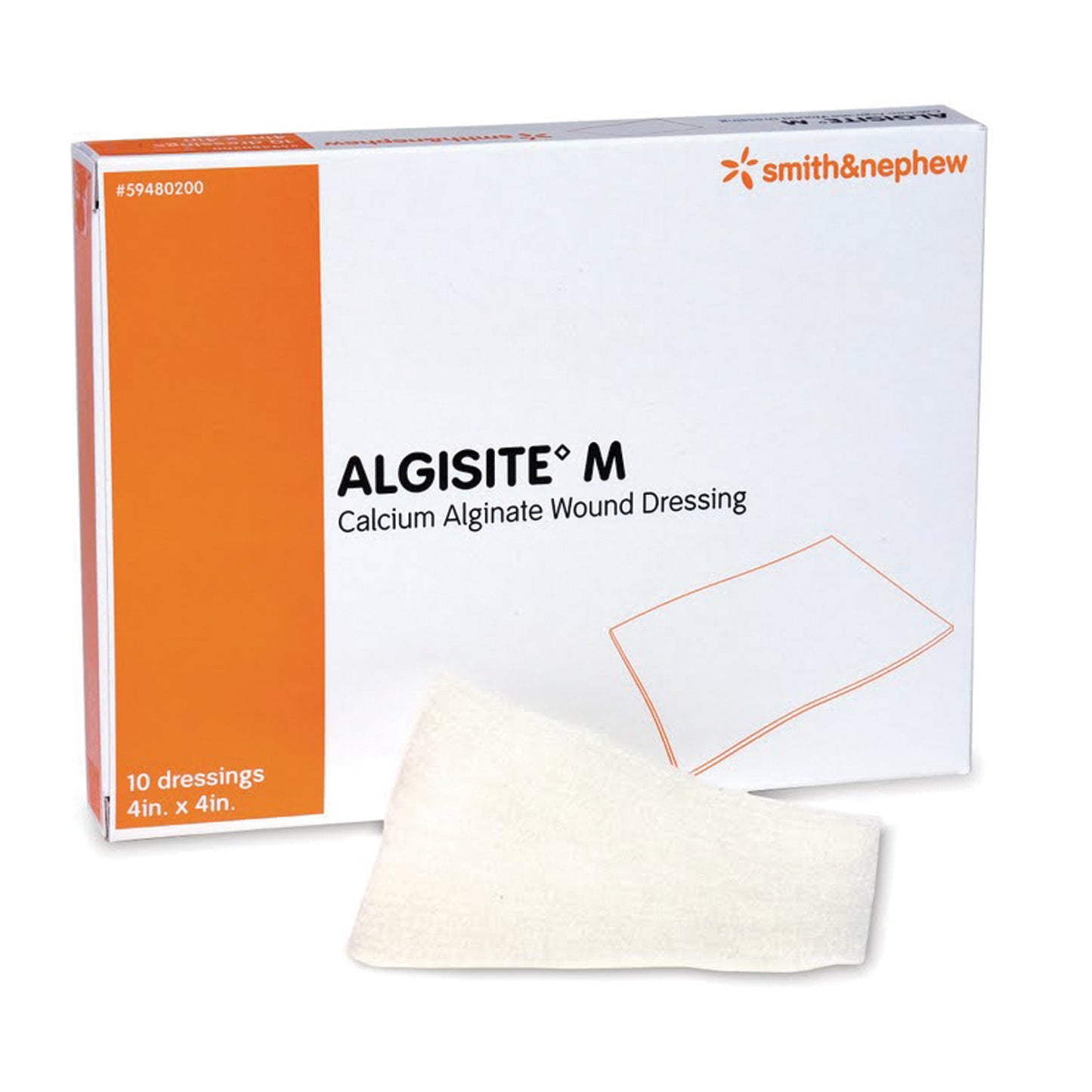 Calcium Alginate Dressing, 4" x 4", 10/pkg, 10 pkg/cs (US Only)