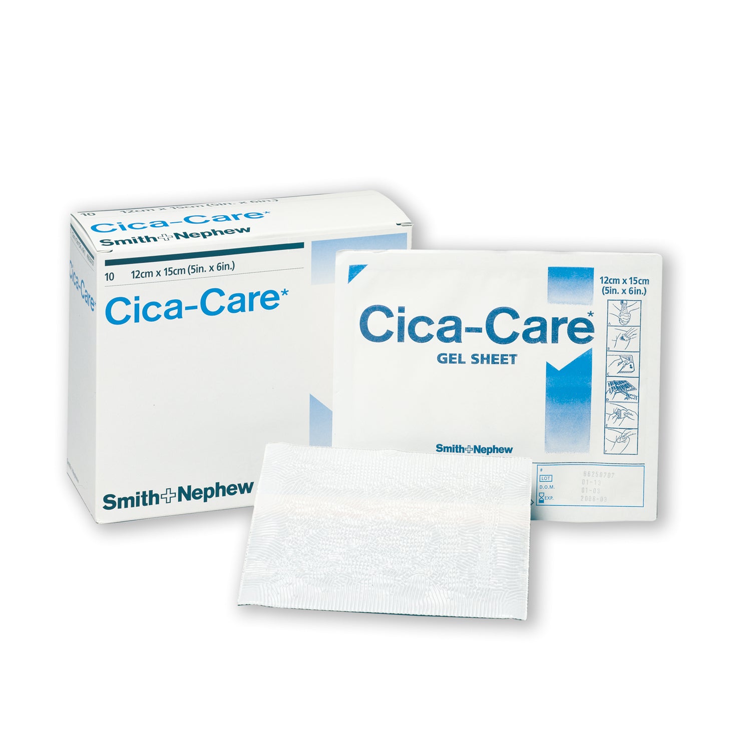 Silicone Gel Sheet, 5" x 6", 10/pkg