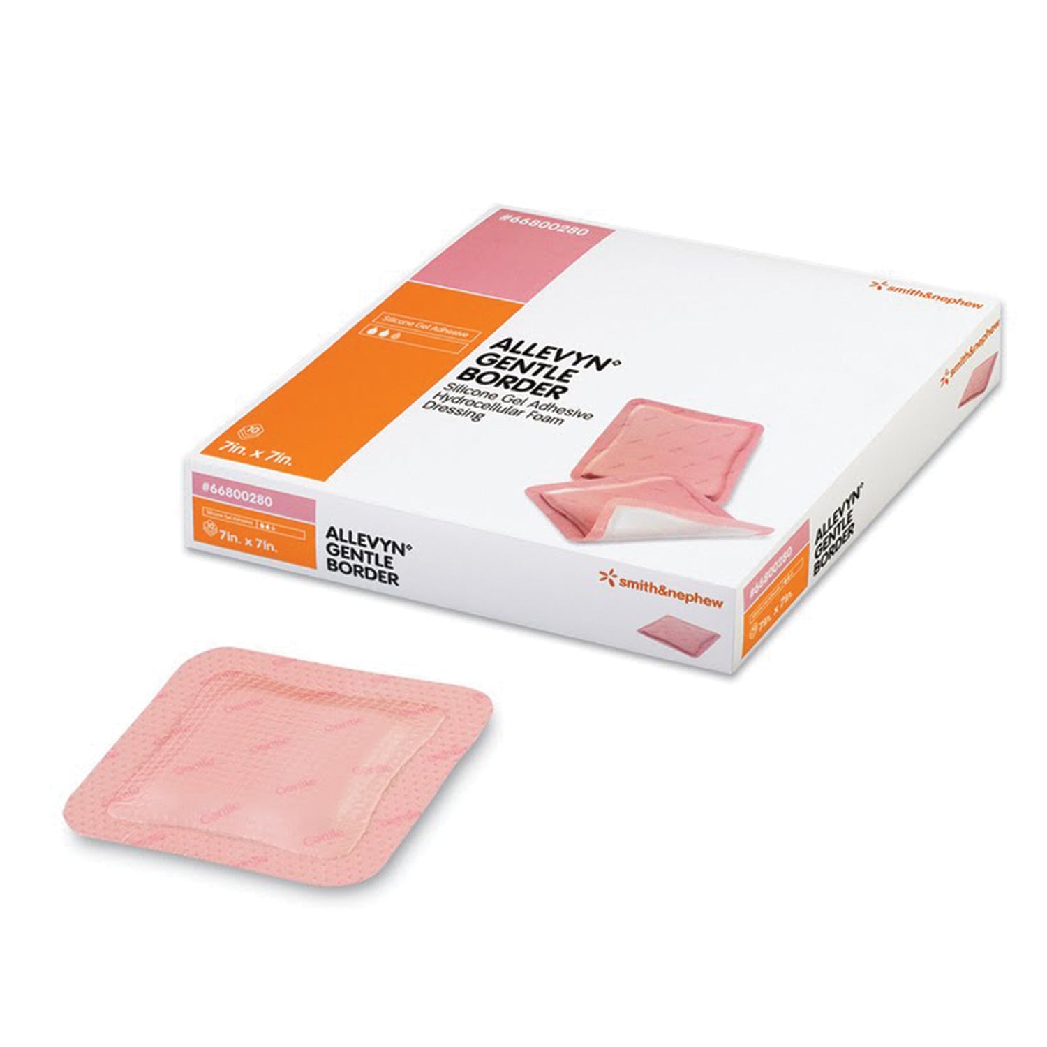 Dressing, 5" x 5", Gel Adhesive Hydrocellular Foam with Border, 10/bx, 4 bx/cs (125 cs/plt) (US Only)