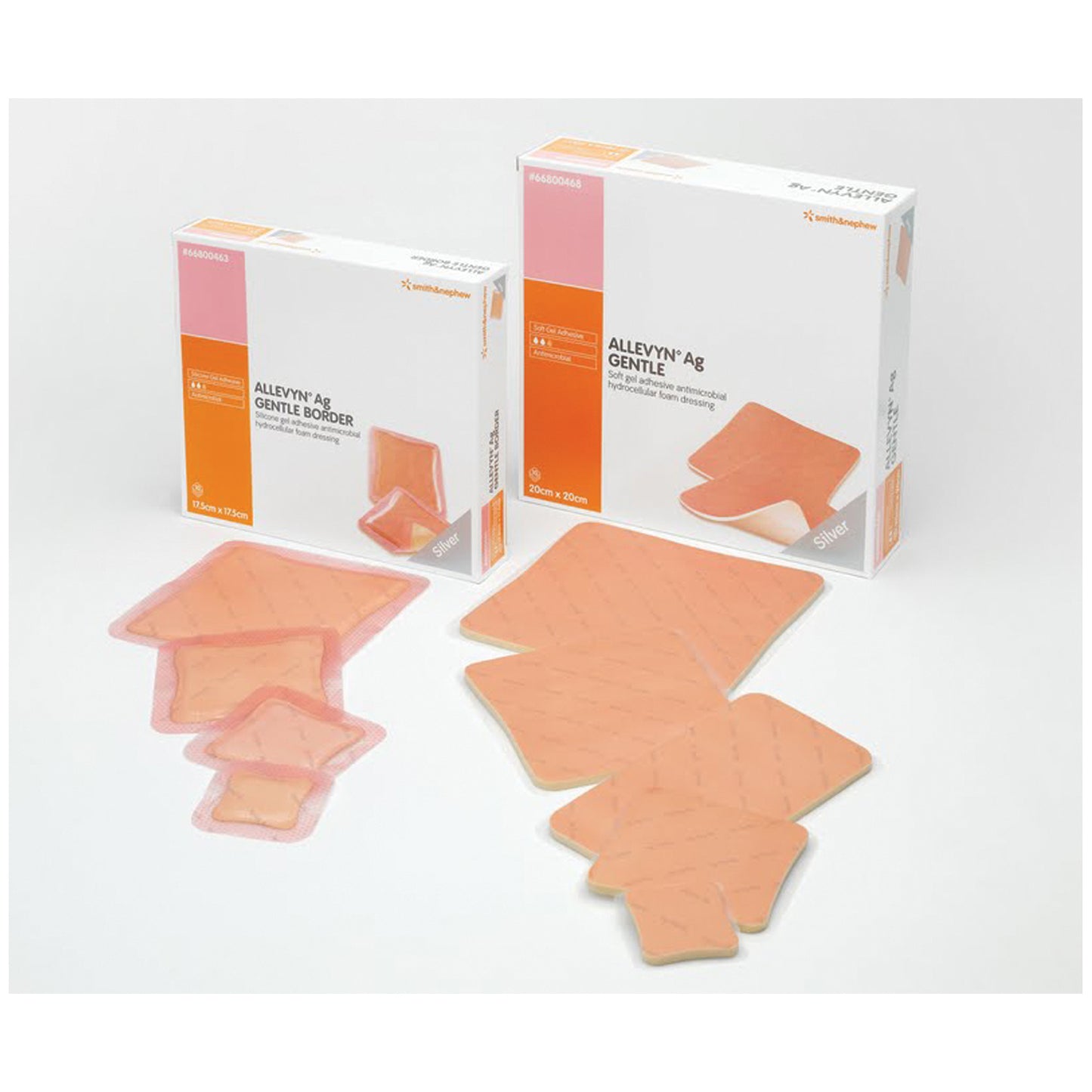 Dressing, Ag Gentle Border, Adhesive, 3" x 3", 10/bx, 4 bx/cs (US Only)