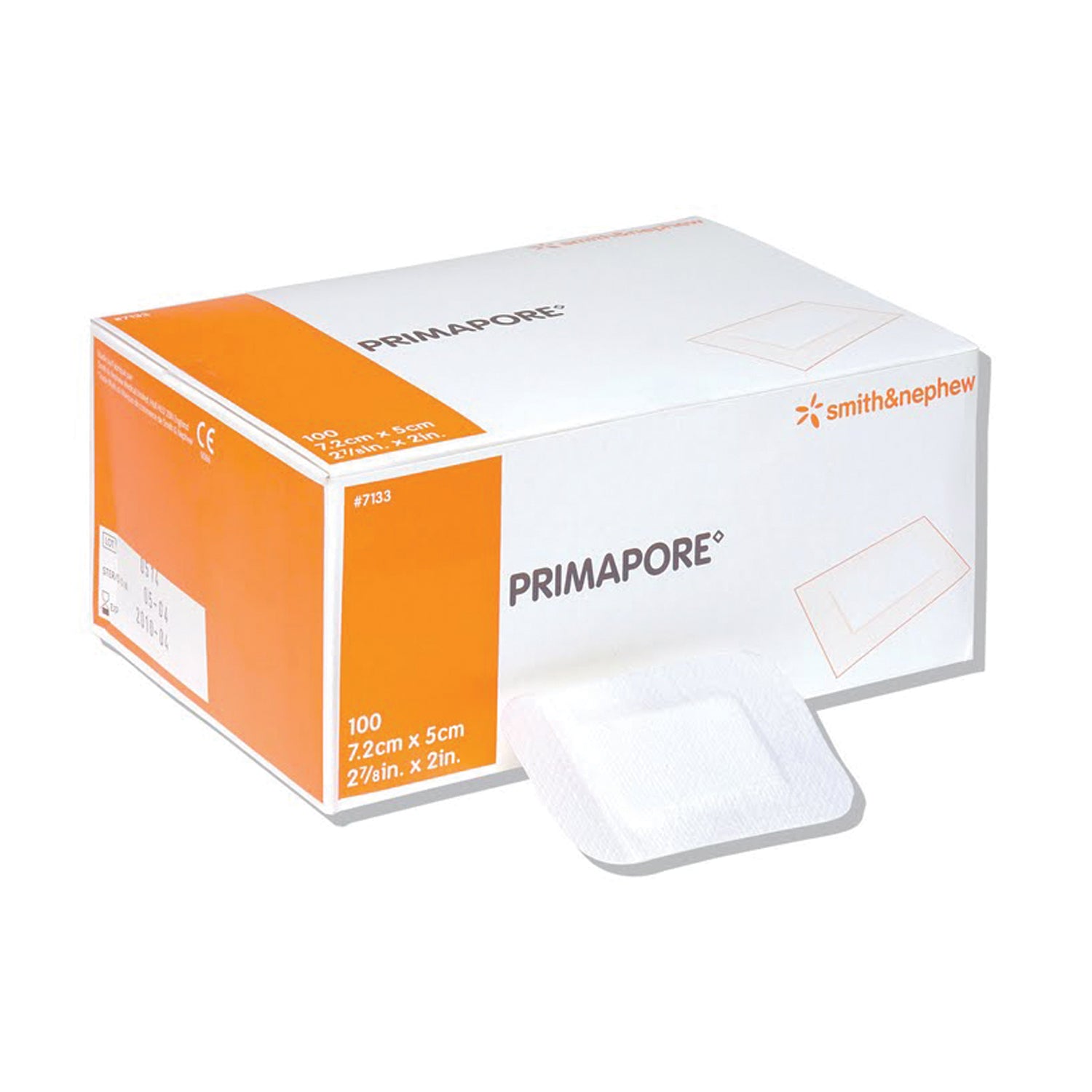Peripheral IV Adhesive Dressing, 2_" x 2", Pad Size 40mm x 27mm, 100/pkg (US Only)