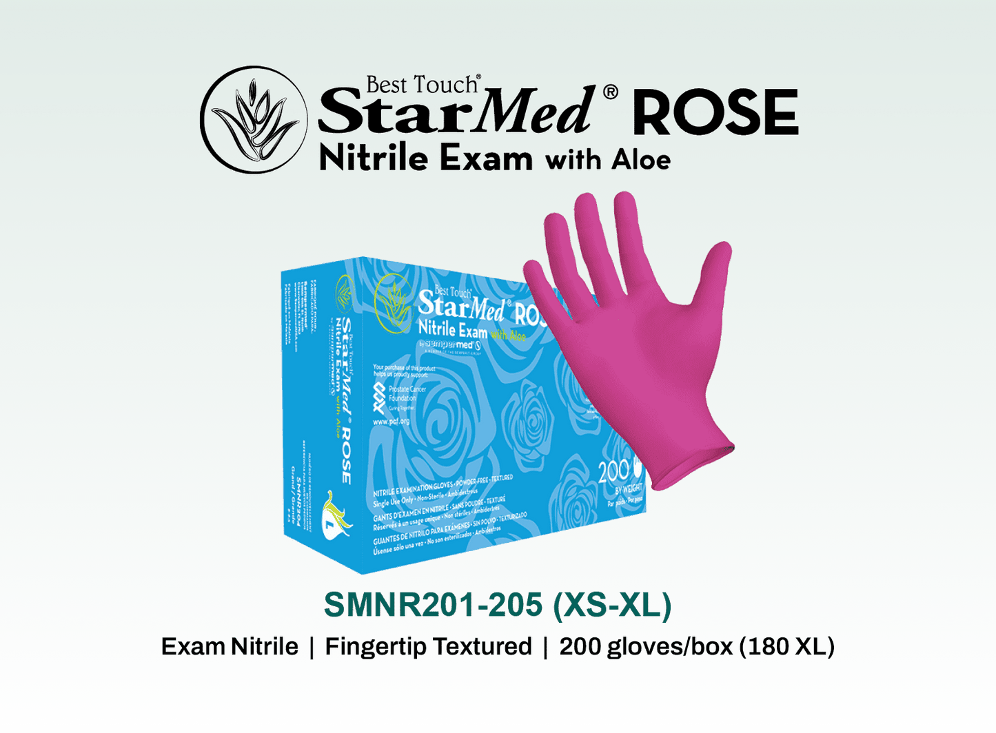 Exam Glove, Nitrile, Powder-Free, Accelerator-Free, Black, X-Small, 100/bx, 10 bx/cs