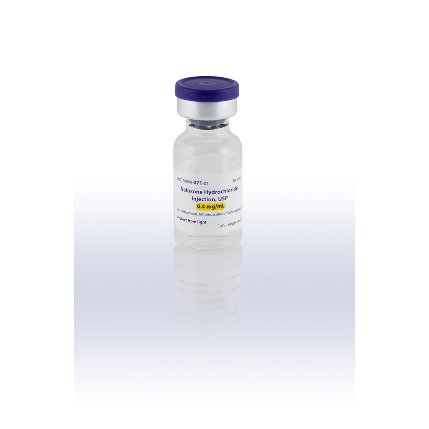 Naloxone Injection USP (AK Narcan) 0.4mg/1mL 10/ctn (Rx) (US Only, Excluding IN and ND) (Product is Non-Returnable)