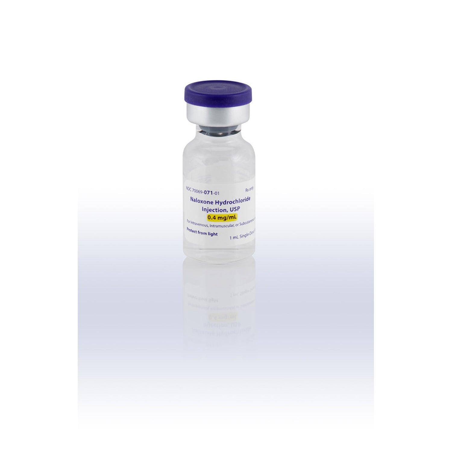 Naloxone Injection USP (AK Narcan) 0.4mg/1mL 10/ctn (Rx) (US Only, Excluding IN and ND) (Product is Non-Returnable)