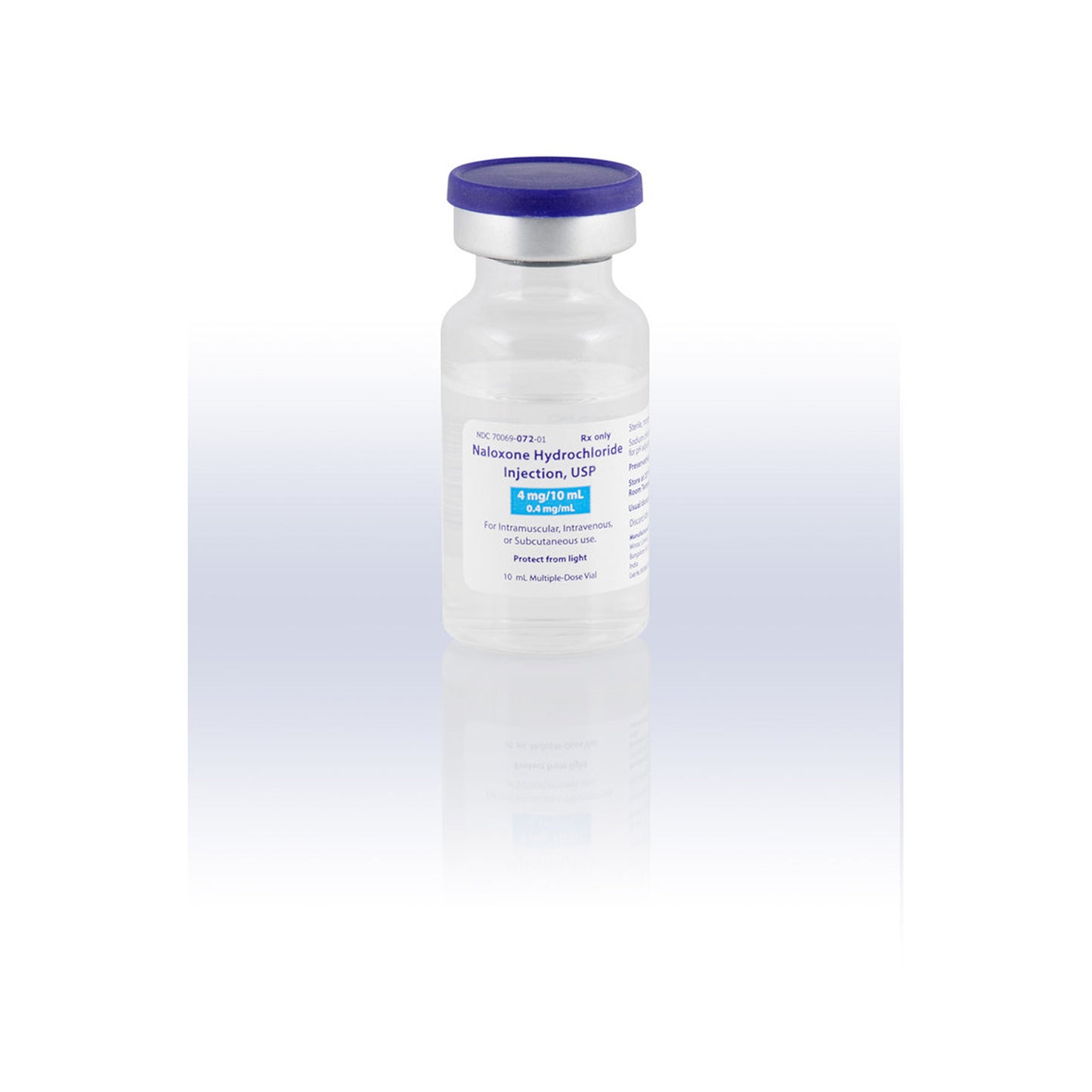 Naloxone Injection USP (AK Narcan) 4mg/10mL 10/ctn (Rx) (US Only, Excluding IN and ND) (Product is Non-Returnable)