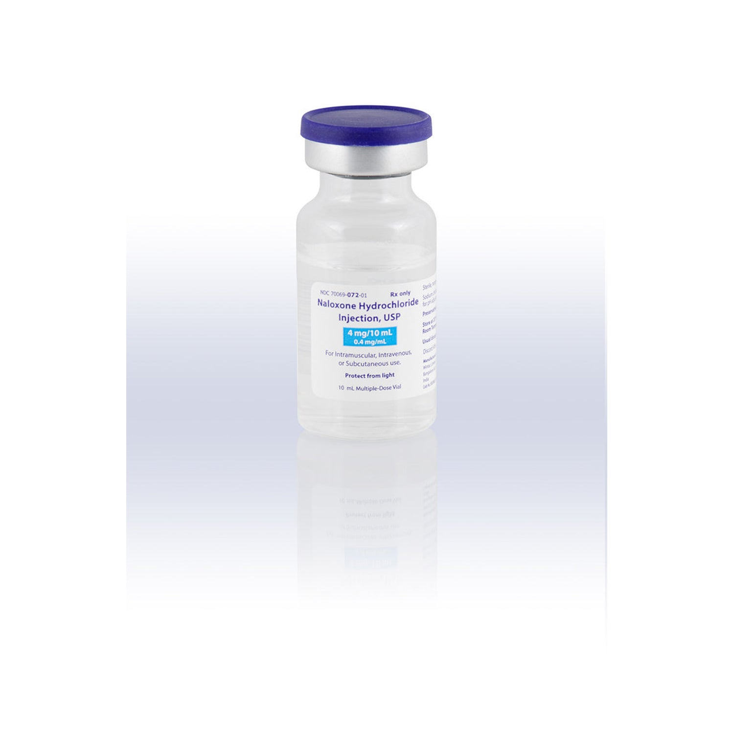 Naloxone Injection USP (AK Narcan) 4mg/10mL 10/ctn (Rx) (US Only, Excluding IN and ND) (Product is Non-Returnable)