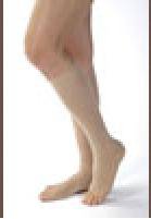 Compression Hose, Knee High, 20-30 mmHG, Open Toe, Classic Black, Large (Continental US Only)