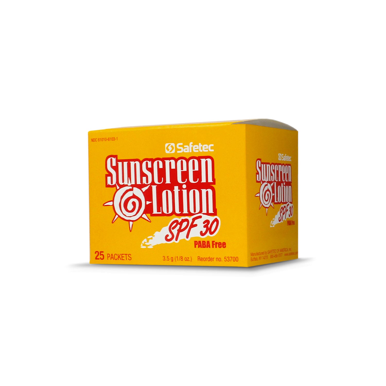 Sunscreen, 3.5g Pouch, 25/bx, 24 bx/cs (Not Available for Sale into Canada)