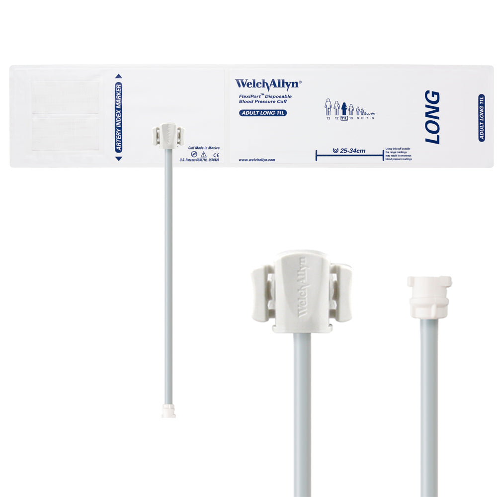 Cuff, Soft, Screw Connector, 1-Tube, Adult, Long, 20/pk (US Only)