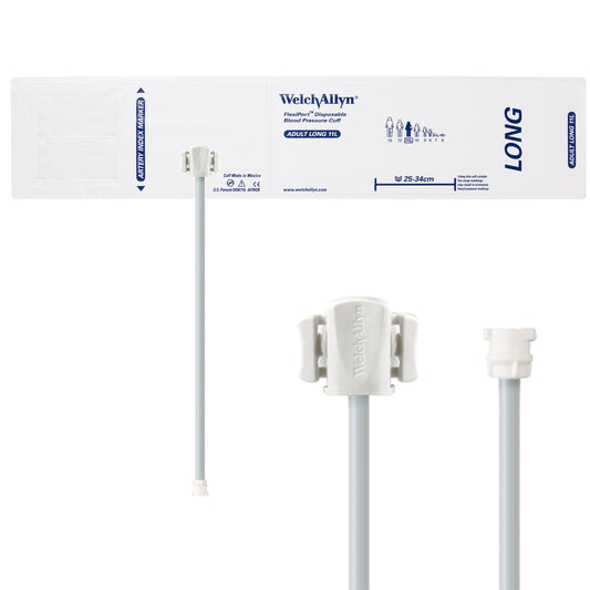 Cuff, Soft, Screw Connector, 1-Tube, Adult, Long, 20/pk (US Only)