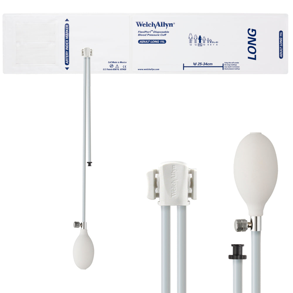 Cuff, Soft, Inflation System, 2-Tube, Adult, Long, 20/pk (US Only)