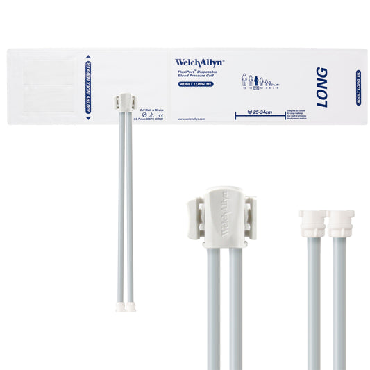 Cuff, Soft, Screw Connector, 2-Tube, Adult, Long, 20/pk (US Only)