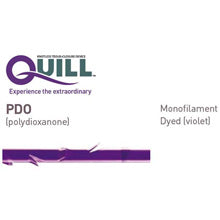 PDO Suture, Violet Mono, Reverse Cutting, Size 4-0, 27"/70cm, FS-2, 19mm, 3/8 Circle, 12/bx