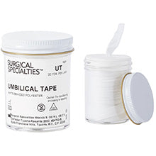 Umbilical Tape, _", 1 Dozen (20 yards Jar), 12 Jars/bx