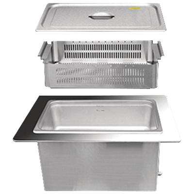 Soaking Tank/Milk Bath, 19 Liter, 8" Deep Tank, Compatible with the U-19/LHREC Recessed Ultrasonic Cleaner (DROP SHIP ONLY)