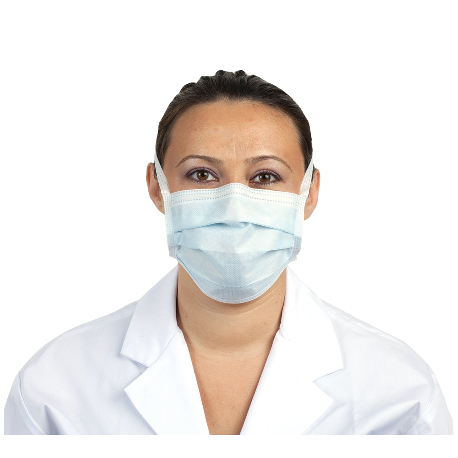 Mask, Tie-On, Blue, 40/bx